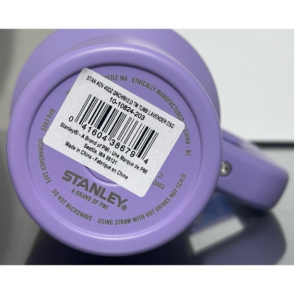 Stanley Quencher H2.0‎ FlowState Tumbler 40oz, LAVENDER - Picture 4 of 4